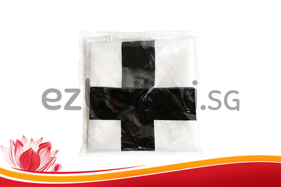 CHRISTIAN BLACK CROSS BLANKET 黑十基督圣被