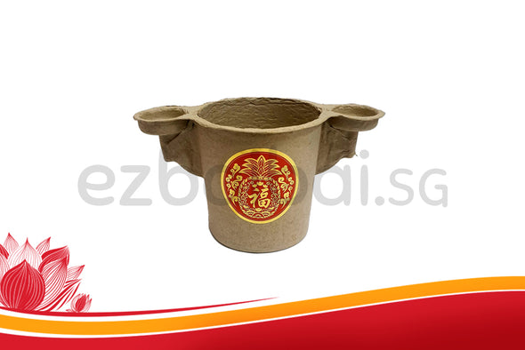 CARDBOARD JOSS POT WITH POT POWDER 环保香炉和香粉（纸皮）