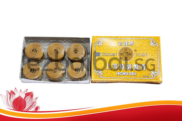 GOLD MONEY PAGODA JOSS STICKS 金钱牌塔香